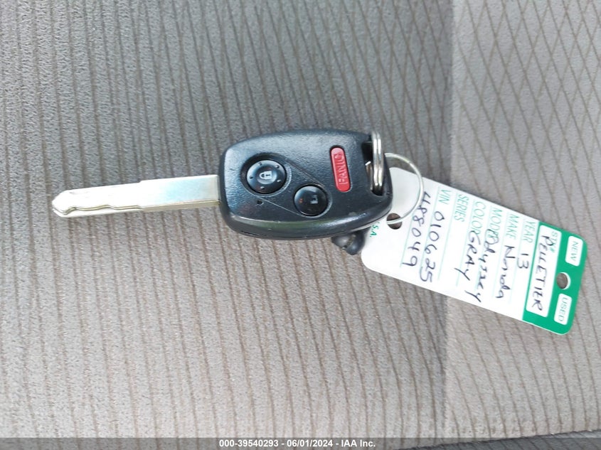 2013 Honda Odyssey Lx VIN: 5FNRL5H2XDB010625 Lot: 39540293