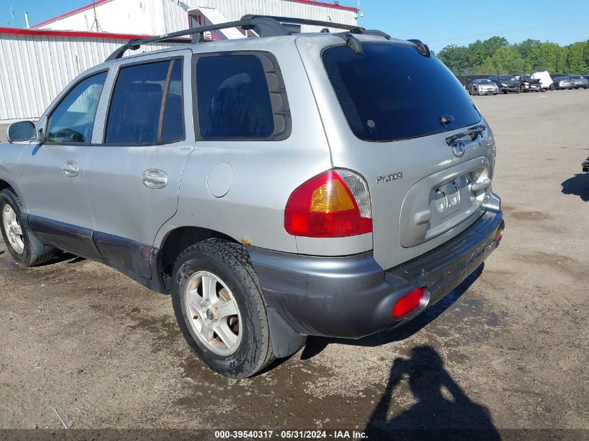 2004 Hyundai Santa Fe Gls VIN: KM8SC73D84U81763 Lot: 39540317