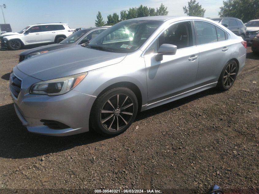 2015 Subaru Legacy 2.5I Premium VIN: 4S3BNAC64F3005645 Lot: 39540321