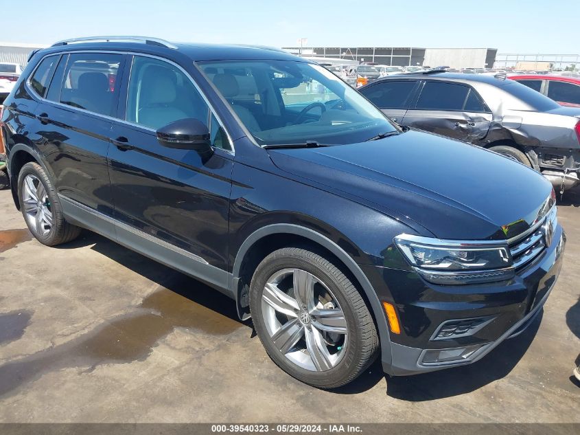 2018 Volkswagen Tiguan 2.0T Sel Premium VIN: 3VV4B7AX2JM221387 Lot: 39540323