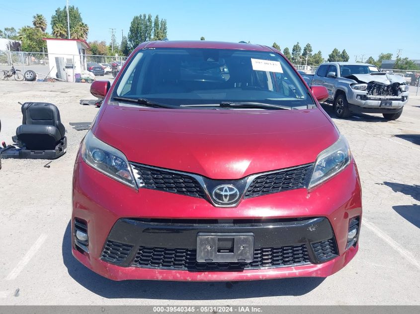 2019 Toyota Sienna Se 8 Passenger VIN: 5TDXZ3DC5KS967780 Lot: 39540345