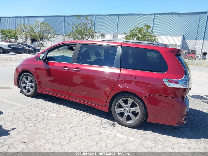 2019 Toyota Sienna Se 8 Passenger VIN: 5TDXZ3DC5KS967780 Lot: 39540345