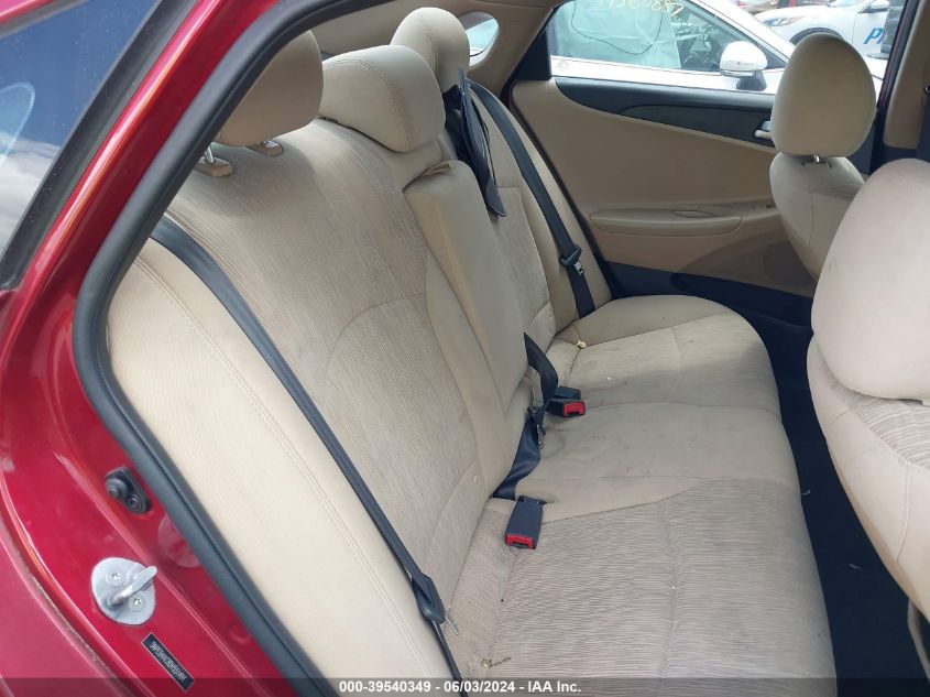 2013 Hyundai Sonata Gls VIN: 5NPEB4AC8DH551494 Lot: 39540349