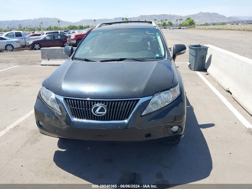 2010 Lexus Rx 350 VIN: 2T2ZK1BA7AC022433 Lot: 39540365