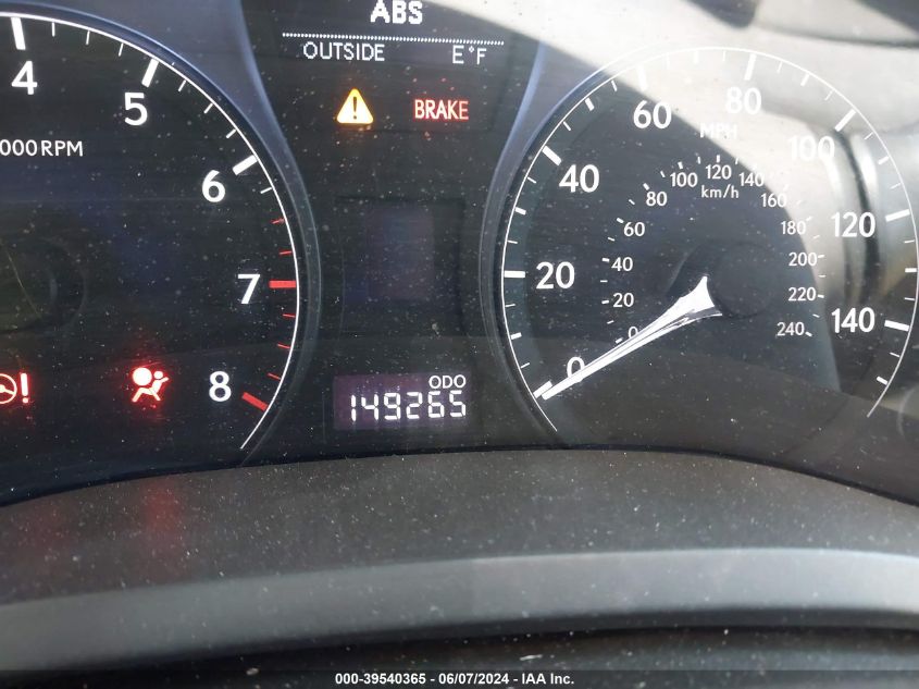 2010 Lexus Rx 350 VIN: 2T2ZK1BA7AC022433 Lot: 39540365