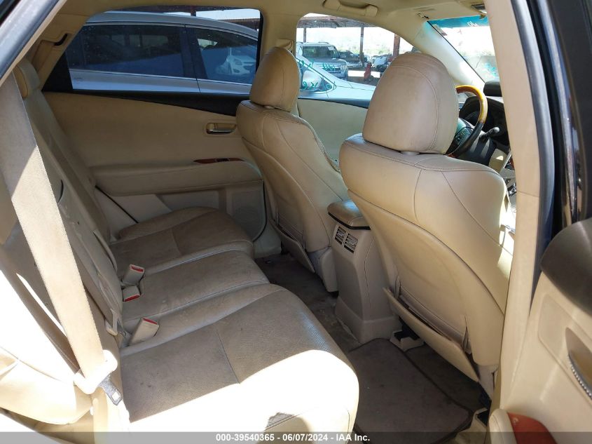2010 Lexus Rx 350 VIN: 2T2ZK1BA7AC022433 Lot: 39540365