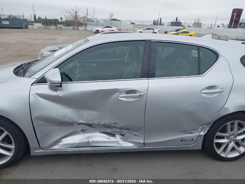 2016 Lexus Ct 200H VIN: JTHKD5BH6G2257965 Lot: 39540374