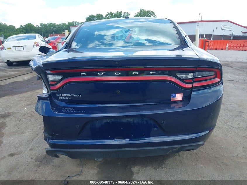 2022 Dodge Charger Police Awd VIN: 2C3CDXKG5NH190552 Lot: 39540379