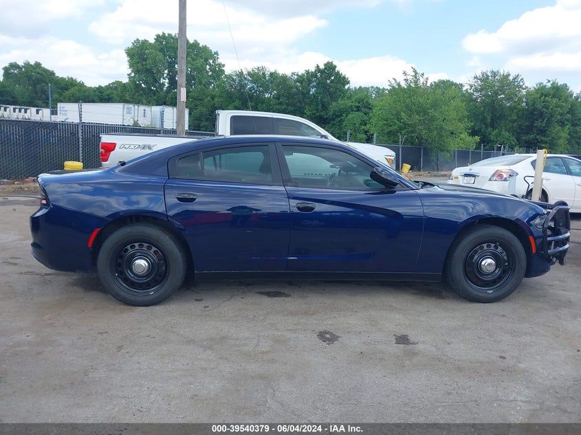 VIN 2C3CDXKG5NH190552 2022 DODGE CHARGER POLICE AWD