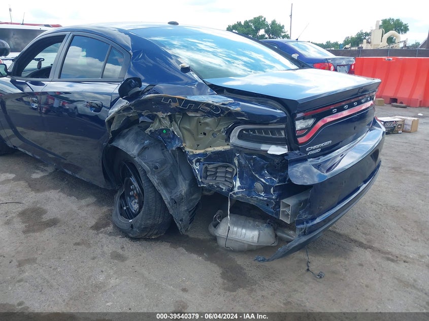 2022 Dodge Charger Police Awd VIN: 2C3CDXKG5NH190552 Lot: 39540379