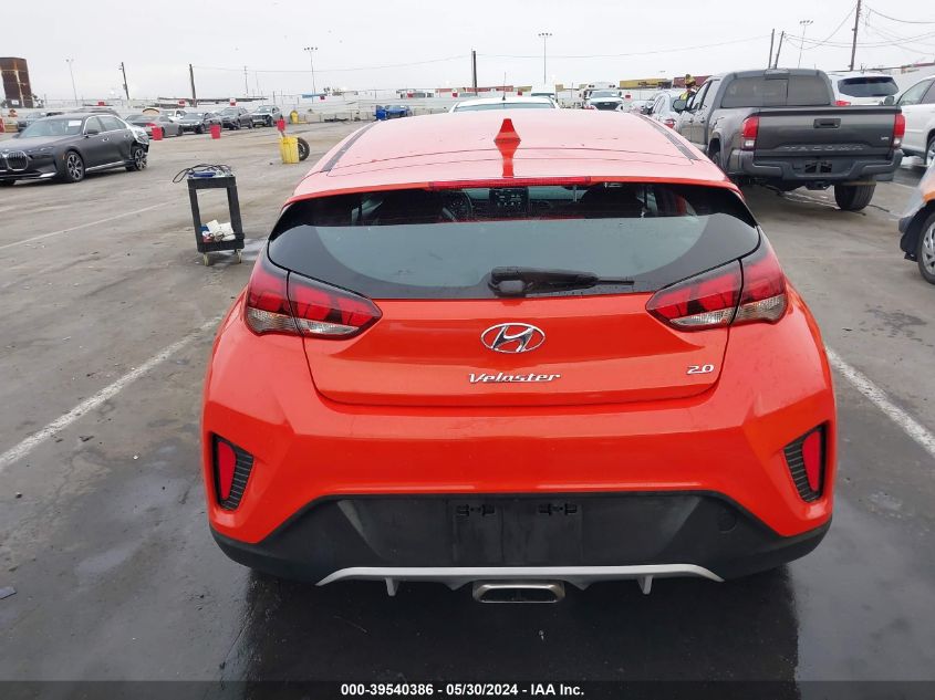 2019 Hyundai Veloster Premium VIN: KMHTG6AF8KU012144 Lot: 39540386