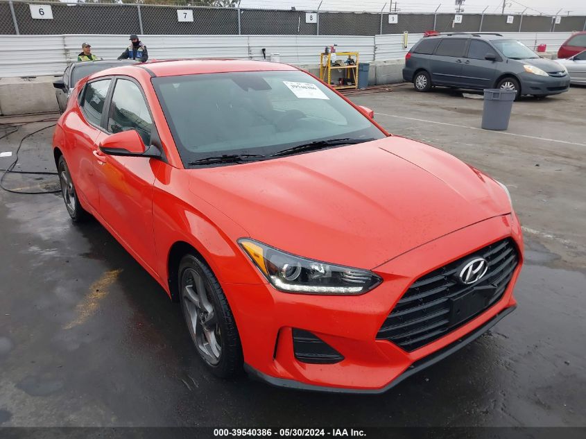 2019 Hyundai Veloster Premium VIN: KMHTG6AF8KU012144 Lot: 39540386