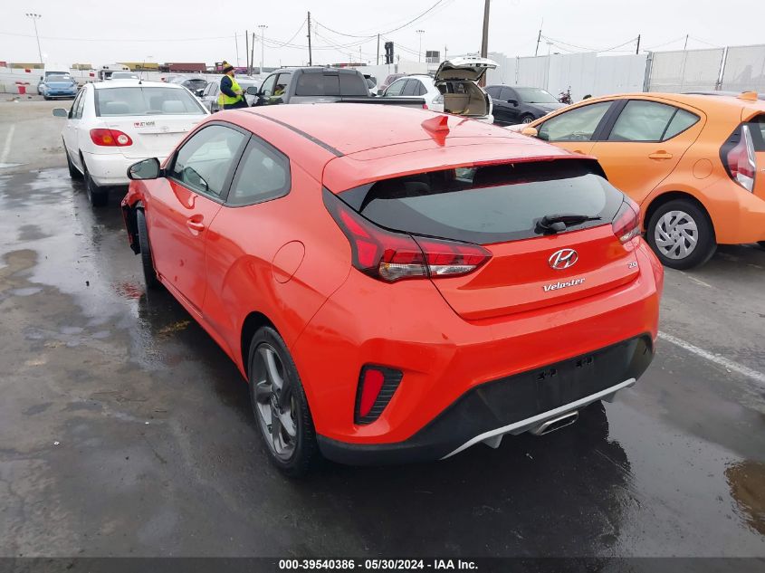 2019 Hyundai Veloster Premium VIN: KMHTG6AF8KU012144 Lot: 39540386