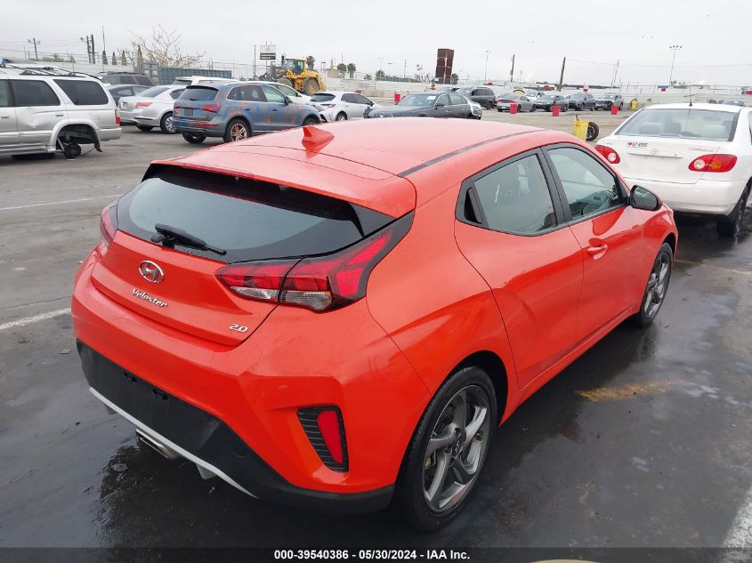 2019 Hyundai Veloster Premium VIN: KMHTG6AF8KU012144 Lot: 39540386