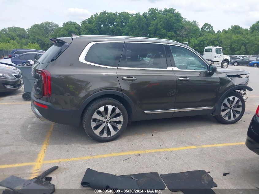 2021 Kia Telluride S VIN: 5XYP6DHCXMG156193 Lot: 39540399