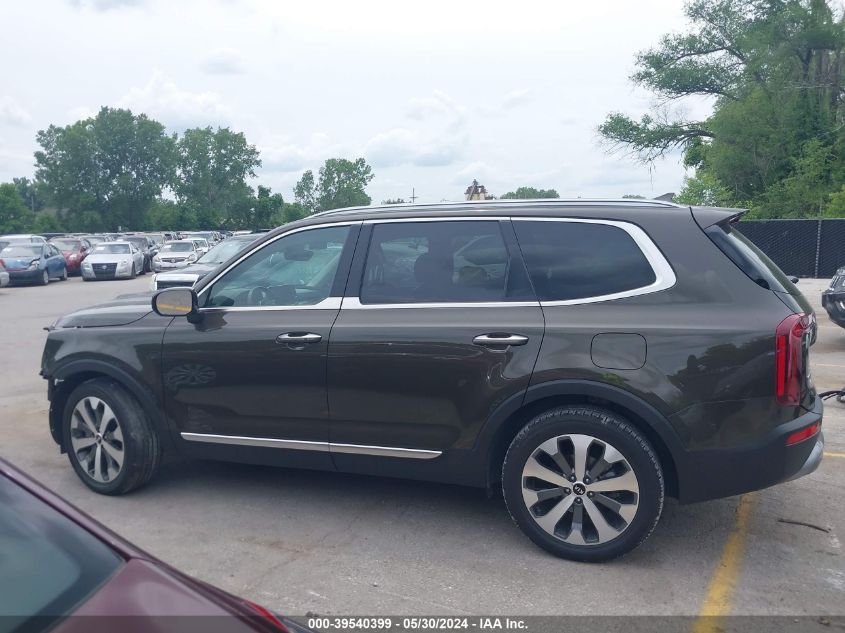 2021 Kia Telluride S VIN: 5XYP6DHCXMG156193 Lot: 39540399