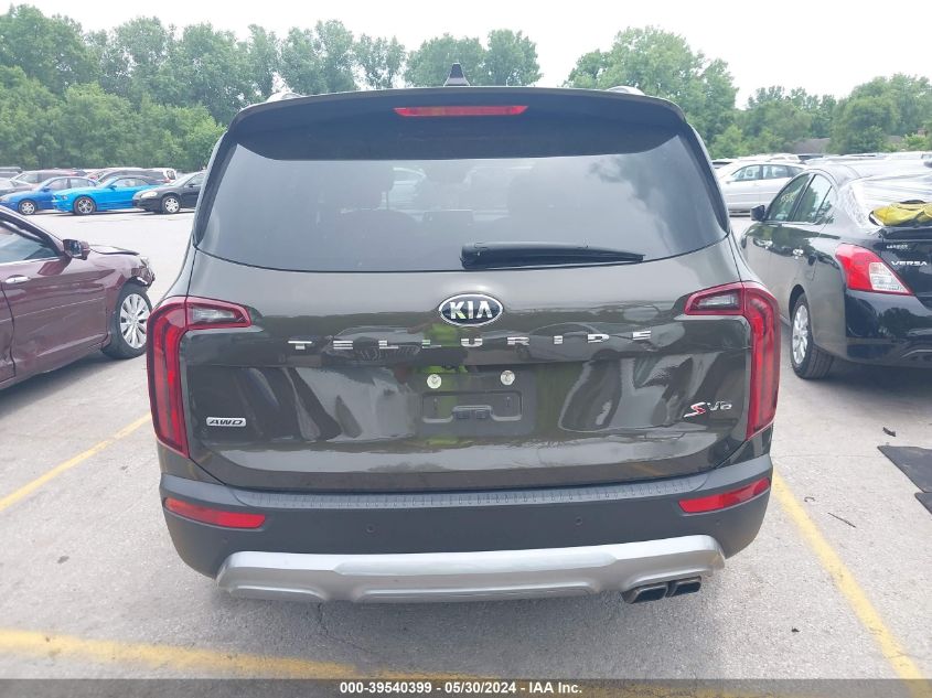 2021 Kia Telluride S VIN: 5XYP6DHCXMG156193 Lot: 39540399