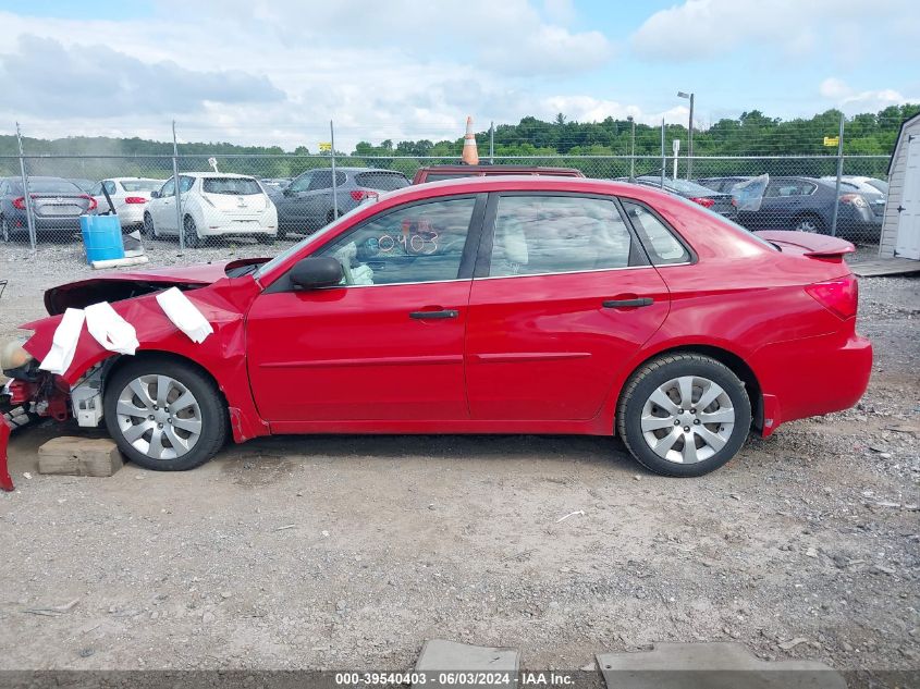 2008 Subaru Impreza 2.5I VIN: JF1GE61678H527977 Lot: 39540403