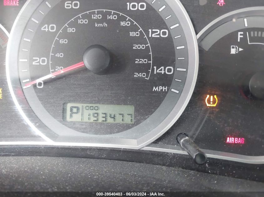 2008 Subaru Impreza 2.5I VIN: JF1GE61678H527977 Lot: 39540403