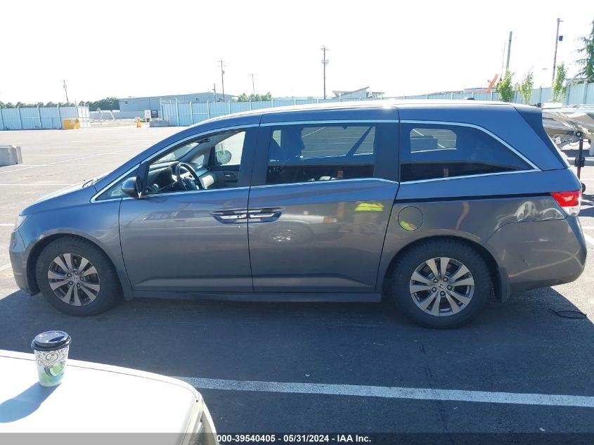 2016 Honda Odyssey Ex-L VIN: 5FNRL5H63GB015267 Lot: 39540405