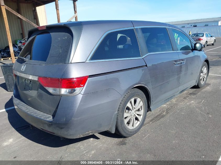 2016 Honda Odyssey Ex-L VIN: 5FNRL5H63GB015267 Lot: 39540405