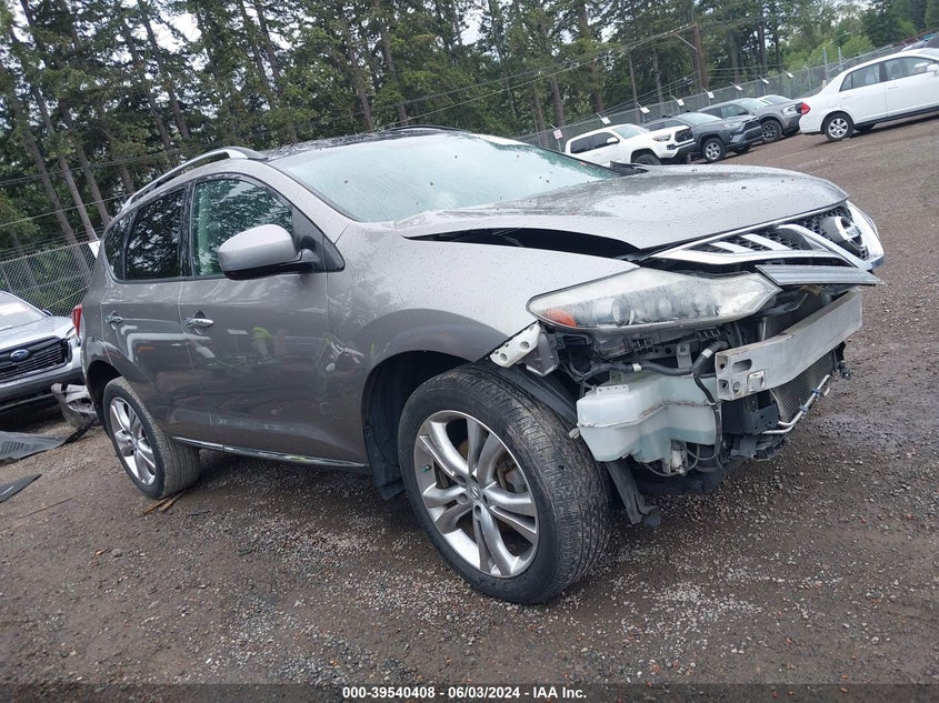 2011 Nissan Murano Le VIN: JN8AZ1MW0BW172984 Lot: 39540408