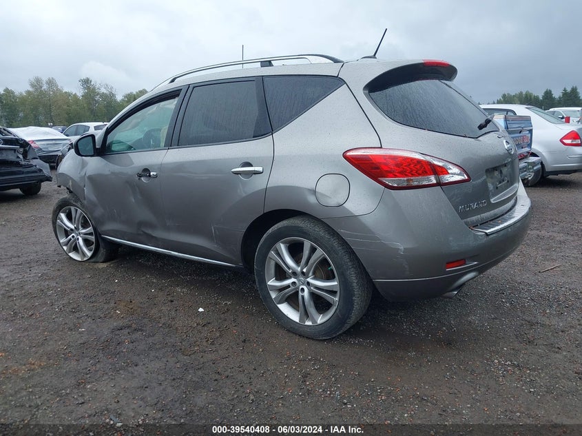2011 Nissan Murano Le VIN: JN8AZ1MW0BW172984 Lot: 39540408