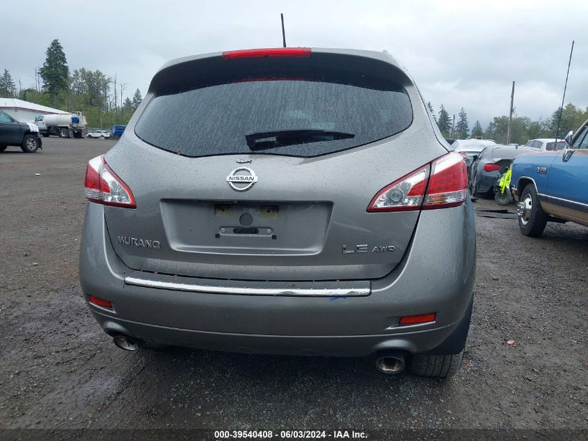 2011 Nissan Murano Le VIN: JN8AZ1MW0BW172984 Lot: 39540408