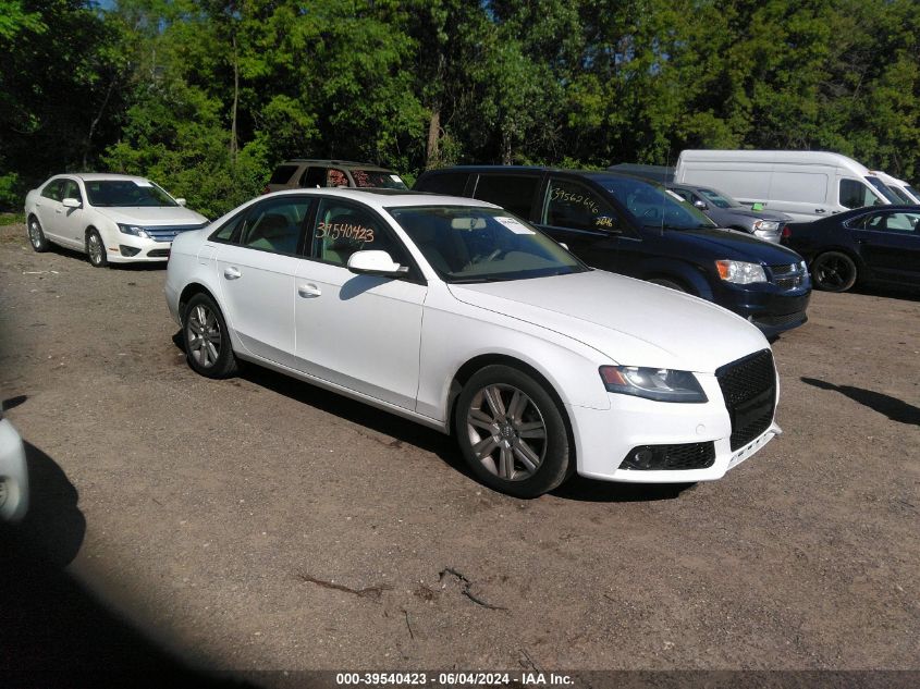 2011 Audi A4 2.0T Premium VIN: WAUBFAFL9BN025044 Lot: 39540423