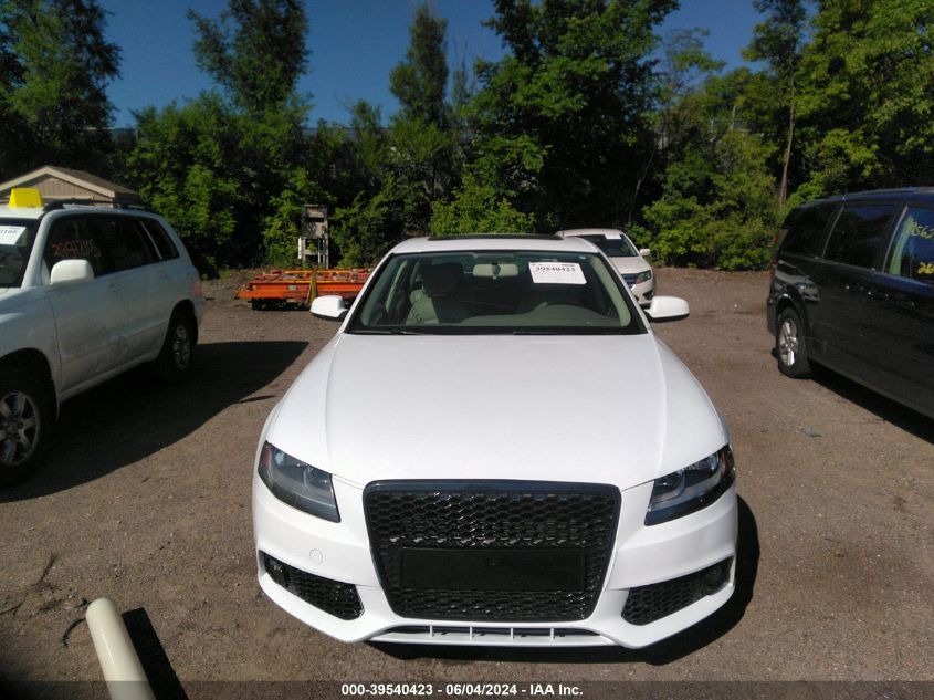 2011 Audi A4 2.0T Premium VIN: WAUBFAFL9BN025044 Lot: 39540423