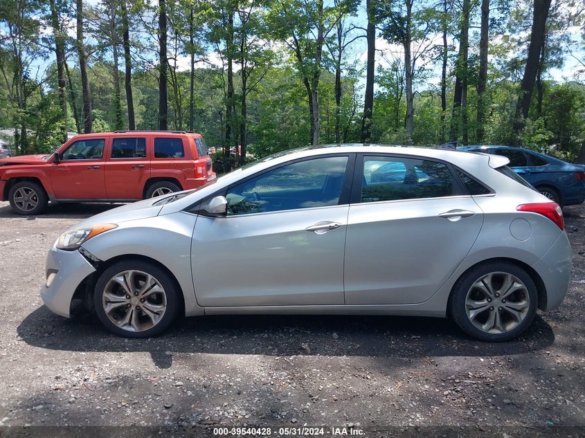 2013 Hyundai Elantra Gt Base W/Blue VIN: KMHD35LEXDU049665 Lot: 39540428