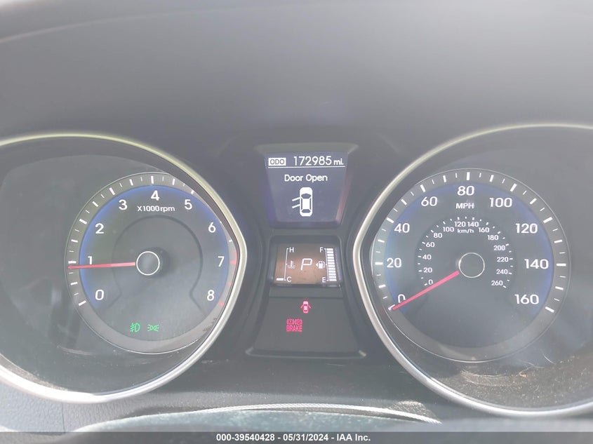 2013 Hyundai Elantra Gt Base W/Blue VIN: KMHD35LEXDU049665 Lot: 39540428