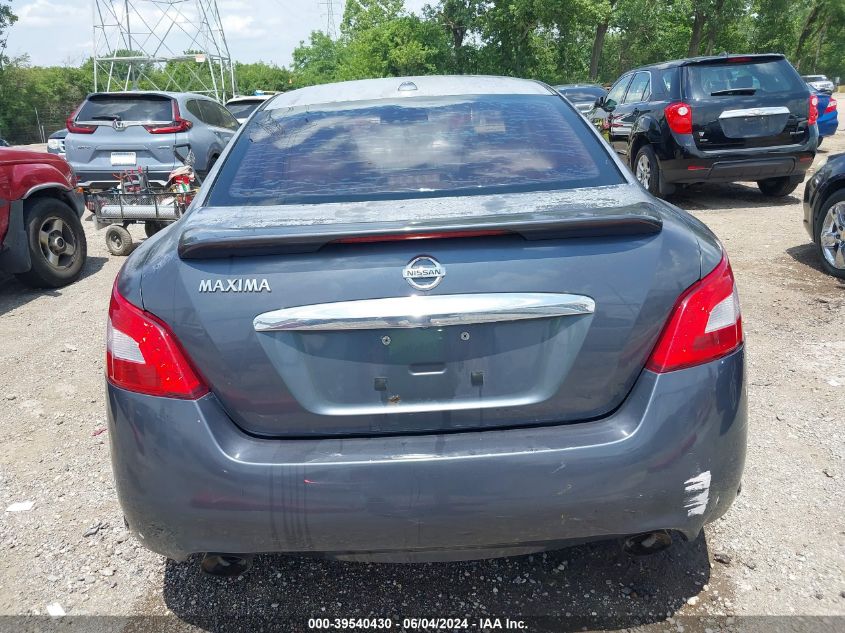 2010 Nissan Maxima 3.5 Sv VIN: 1N4AA5AP4AC821389 Lot: 39540430