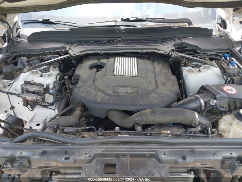 2016 Land Rover Range Rover 3.0L V6 Turbocharged Diesel Hse Td6 VIN: SALGS2KF6GA259515 Lot: 39540435