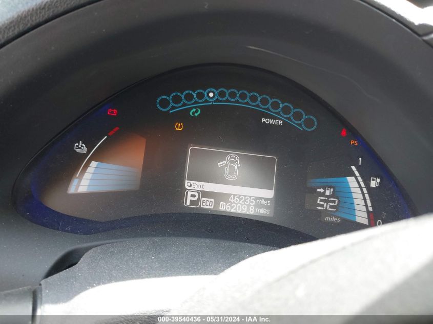 2013 Nissan Leaf Sv VIN: 1N4AZ0CP6DC404501 Lot: 39540436