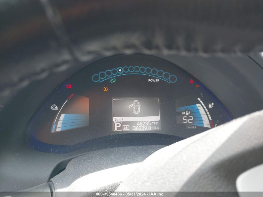 2013 Nissan Leaf Sv VIN: 1N4AZ0CP6DC404501 Lot: 39540436