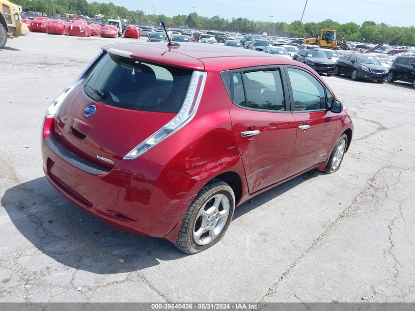 2013 Nissan Leaf Sv VIN: 1N4AZ0CP6DC404501 Lot: 39540436