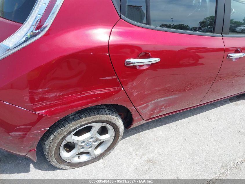 2013 Nissan Leaf Sv VIN: 1N4AZ0CP6DC404501 Lot: 39540436