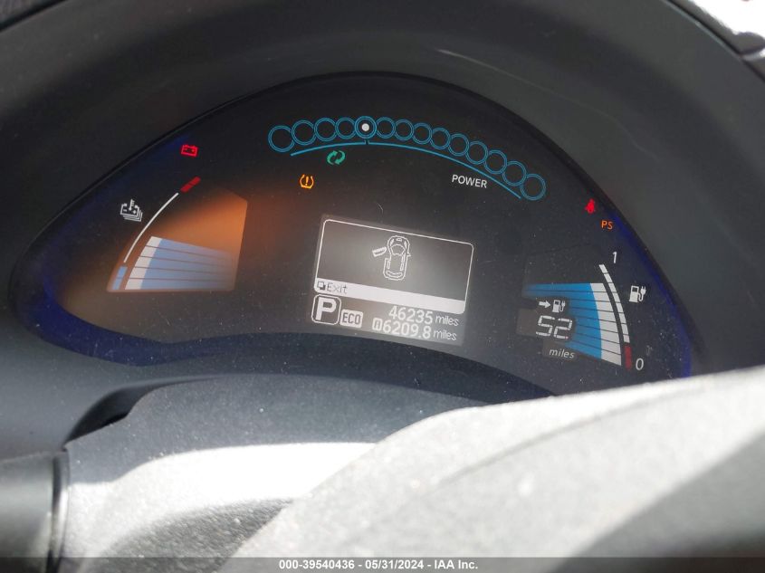 2013 Nissan Leaf Sv VIN: 1N4AZ0CP6DC404501 Lot: 39540436