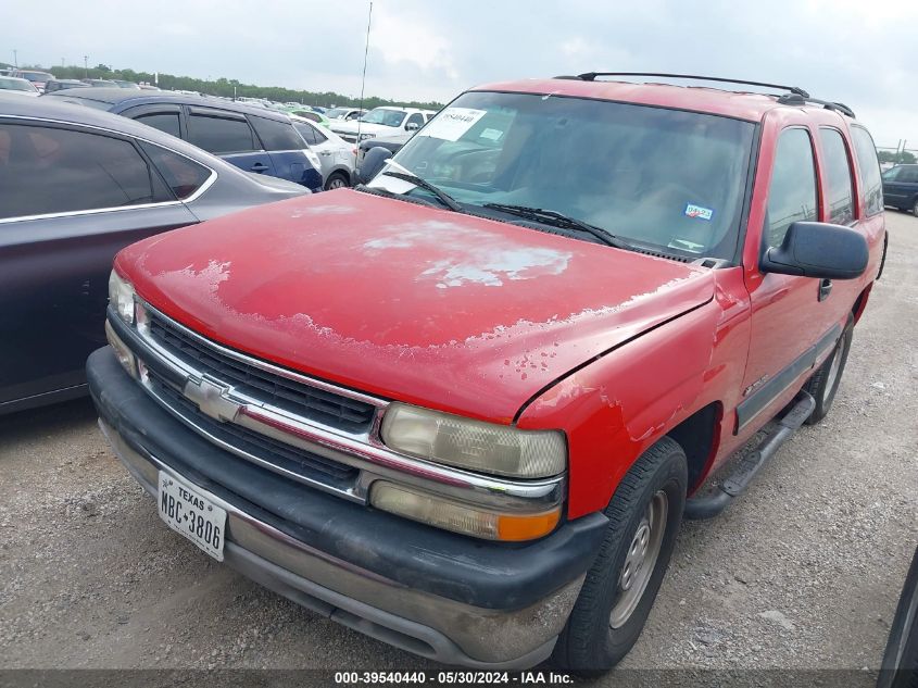 2001 Chevrolet Tahoe Ls VIN: 1GNEC13T31R115382 Lot: 39540440