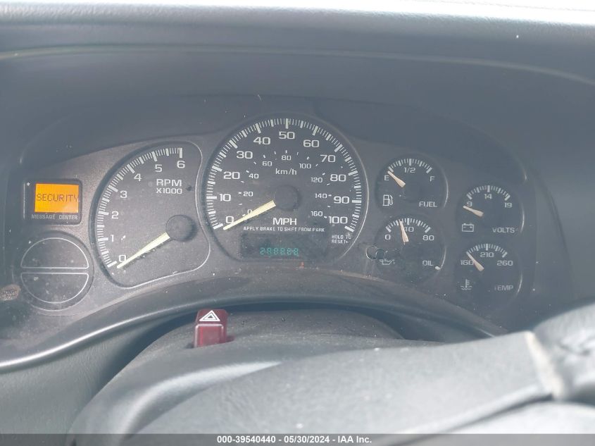 2001 Chevrolet Tahoe Ls VIN: 1GNEC13T31R115382 Lot: 39540440