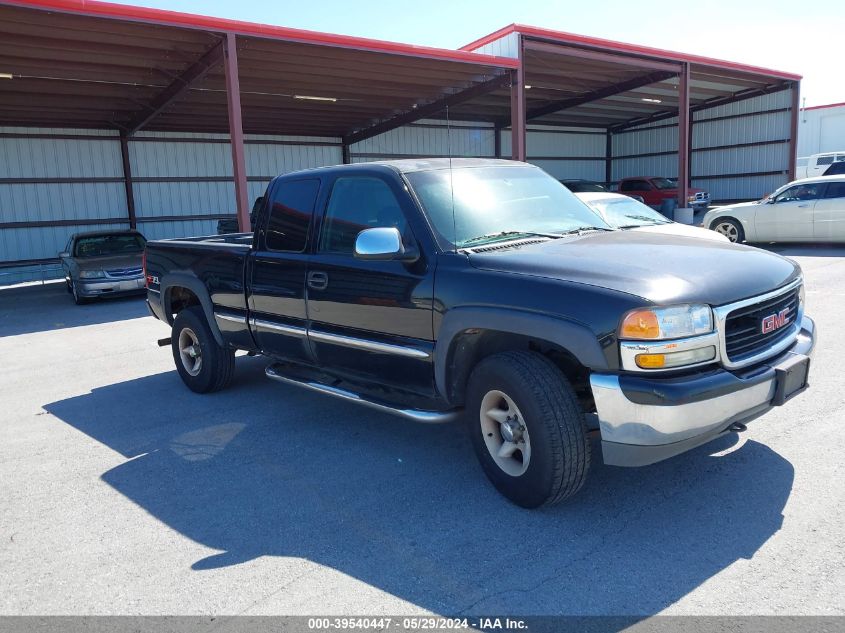 2001 GMC Sierra 1500 Sle VIN: 2GTEK19T011341939 Lot: 39540447