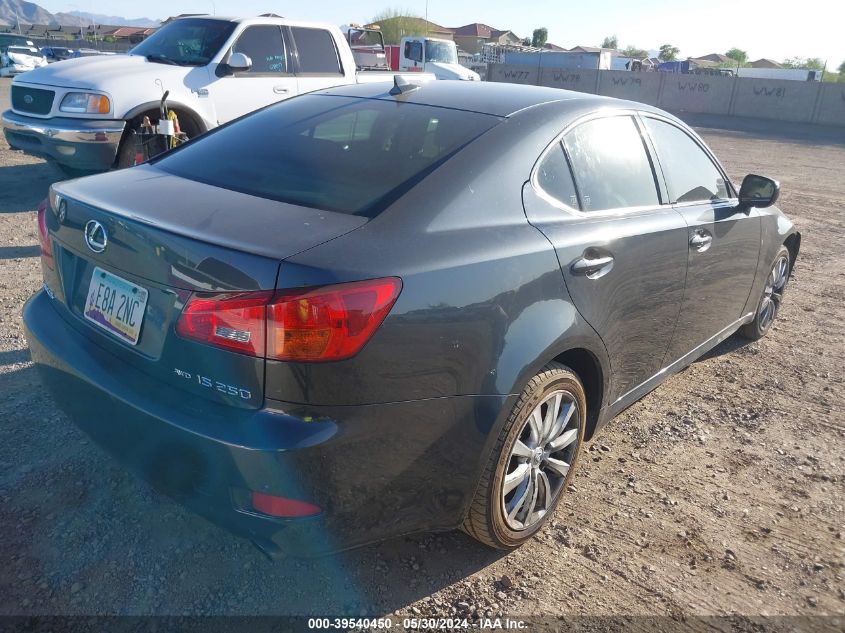 2008 Lexus Is 250 VIN: JTHCK262182025273 Lot: 39540450