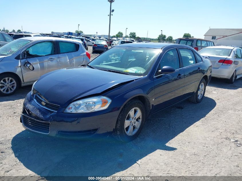 2008 Chevrolet Impala Lt VIN: 2G1WT58N181323996 Lot: 39540457