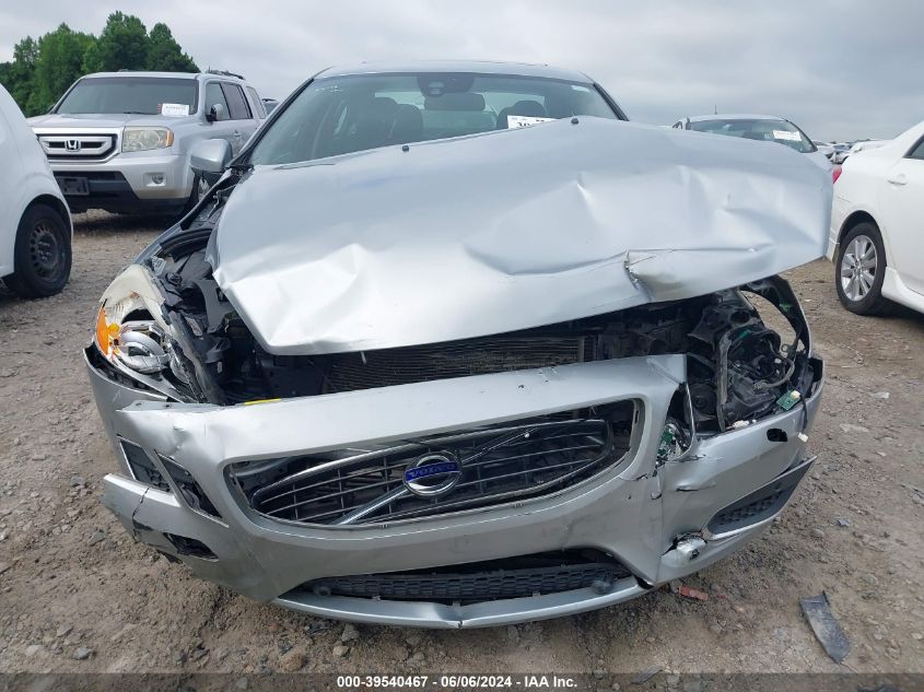 2013 Volvo S60 T5/T5 Platinum/T5 Premier/T5 Premier Plus VIN: YV1612FS1D1220754 Lot: 39540467
