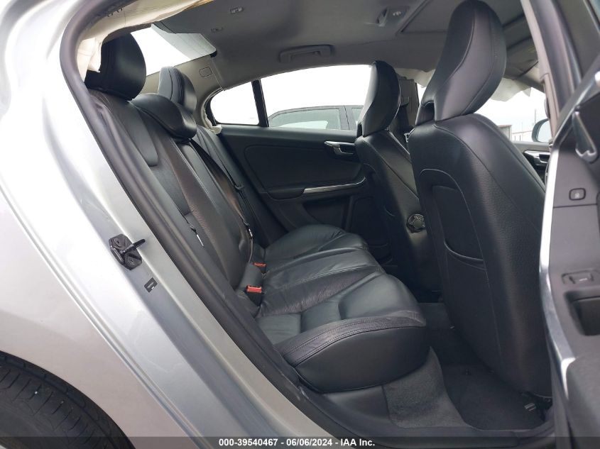 2013 Volvo S60 T5/T5 Platinum/T5 Premier/T5 Premier Plus VIN: YV1612FS1D1220754 Lot: 39540467