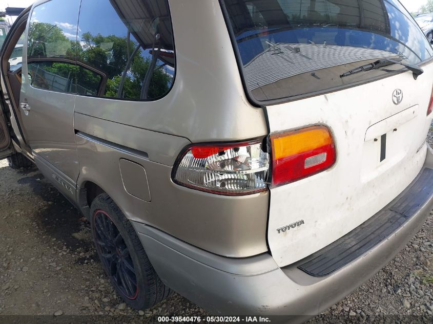 2002 Toyota Sienna Le VIN: 4T3ZF13C12U502547 Lot: 39540476