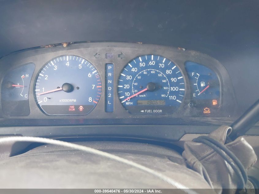 2002 Toyota Sienna Le VIN: 4T3ZF13C12U502547 Lot: 39540476