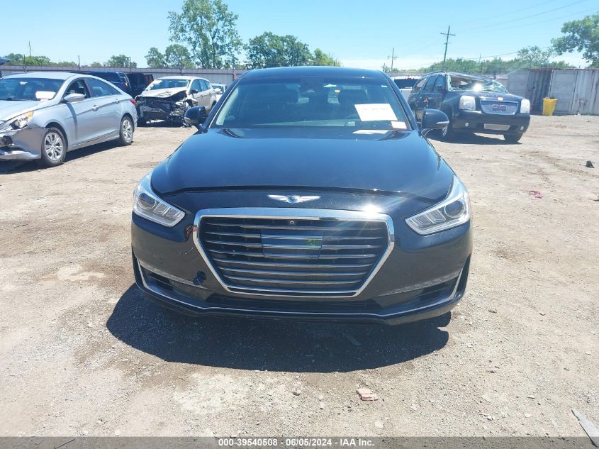 2017 Genesis G90 3.3T Premium VIN: KMHG34JA0HU021192 Lot: 39540508