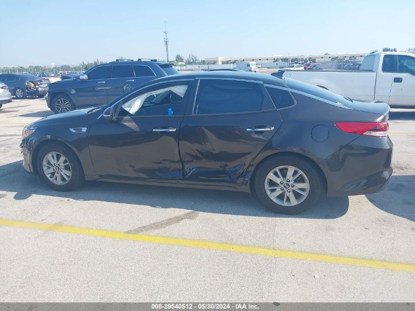 2018 Kia Optima Lx VIN: KNAGT4L30J5234577 Lot: 39540512